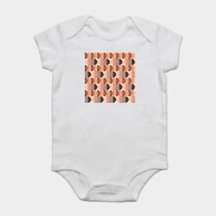 60s Mid Modern Pattern Baby Bodysuit